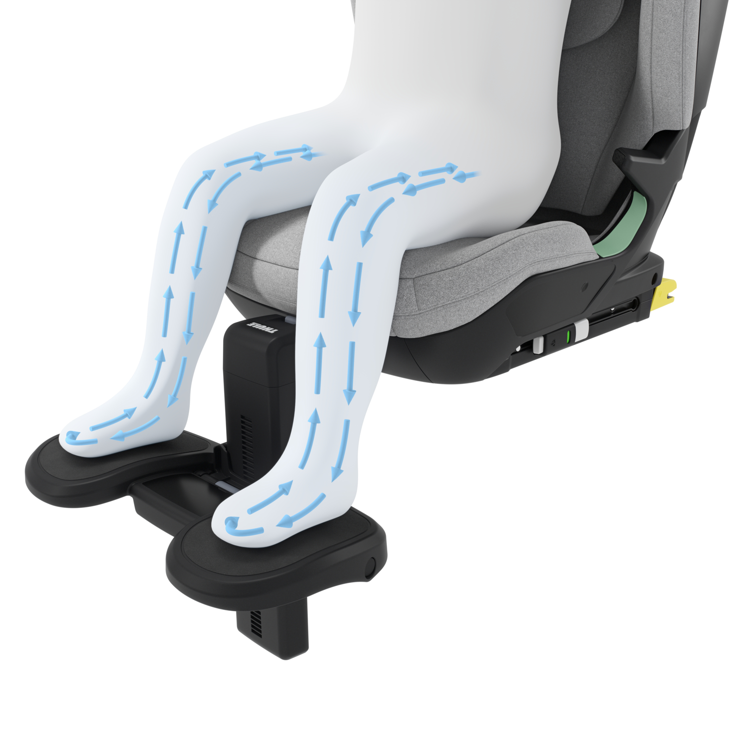 Avtosedež Thule Palm Booster i-Size z visokim naslonjalom – bež - Image 4