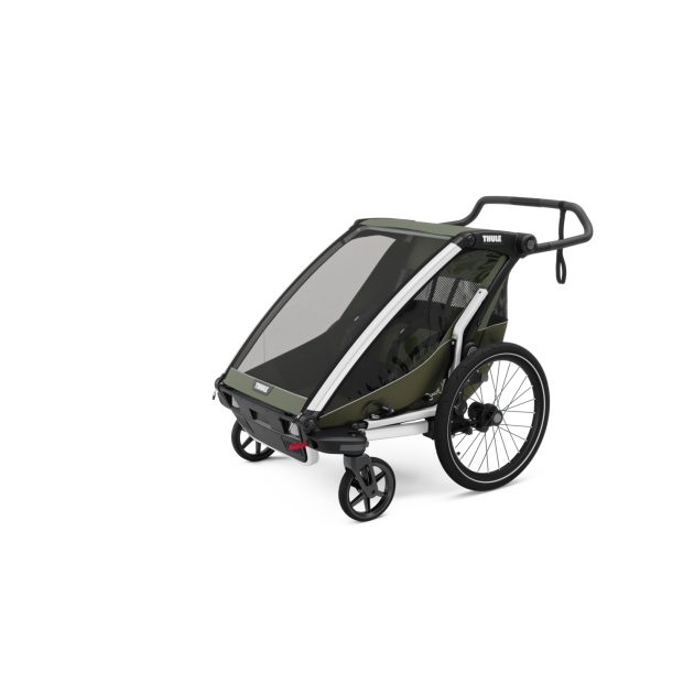 Kolesarska Otroška prikolica Thule Chariot Lite, olivno zelena